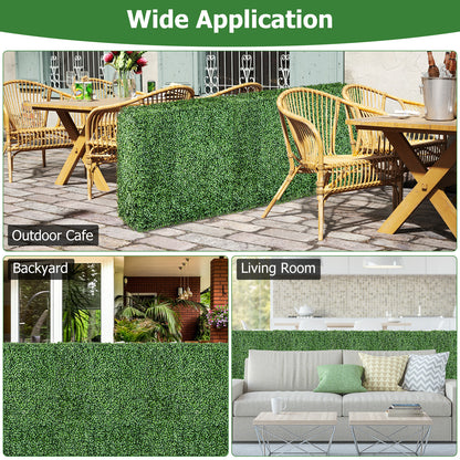 Faux Greenery Room Divider Decorative Privacy Screen Fence Hedge Wall