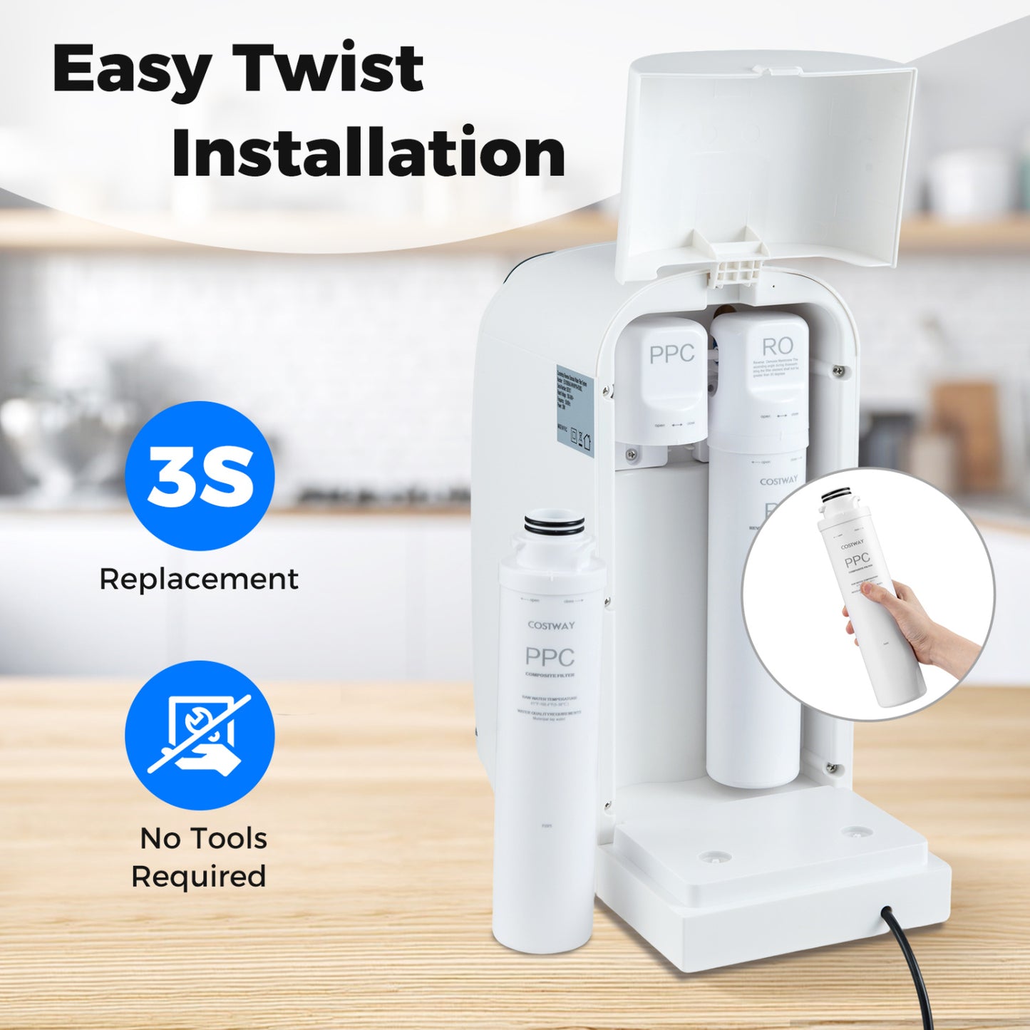 Replacement Filter for Countertop Reverse Osmosis System