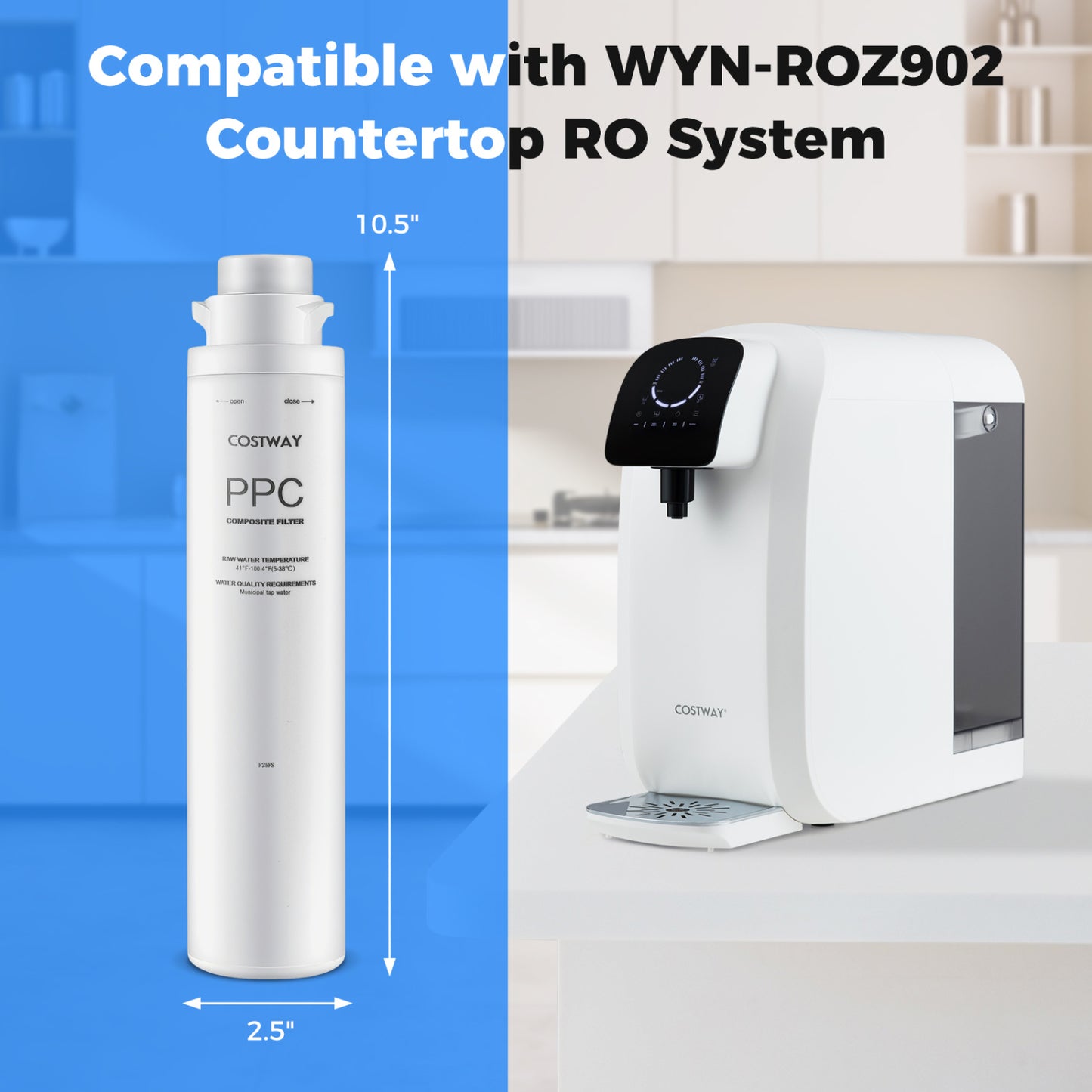 Replacement Filter for Countertop Reverse Osmosis System