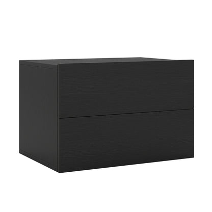 Wall Mounted Floating Nightstand with 2 Drawers