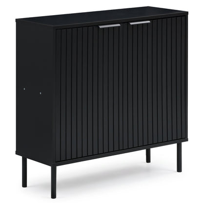 Fluted Buffet Cabinet with 2-Door Storage