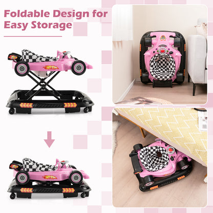 Convertible Baby Walker with 3 Adjustable Height Settings
