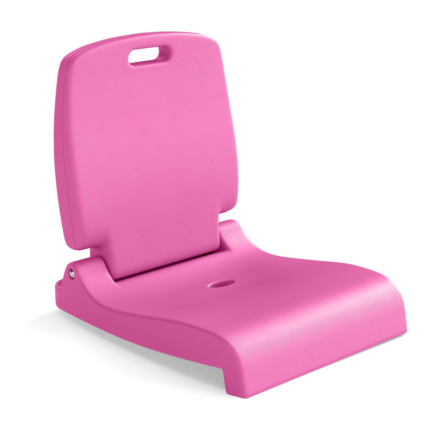 Foldable Outdoor Pool Chair with Handle and Back Support-Green - Pink