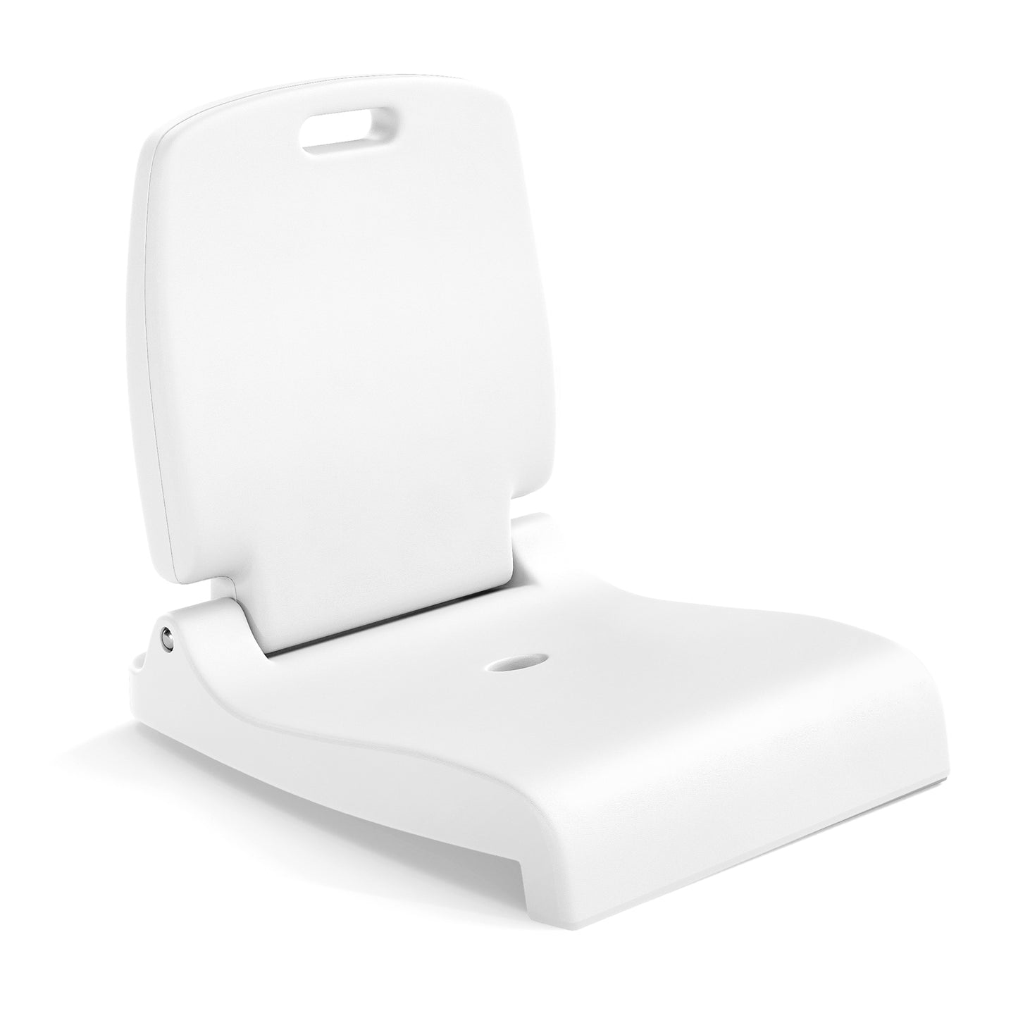 Foldable Outdoor Pool Chair with Handle and Back Support-Green - White