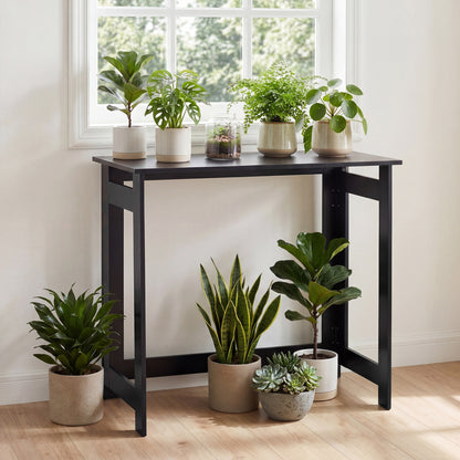 Folding Console Table with Space-Saving Design