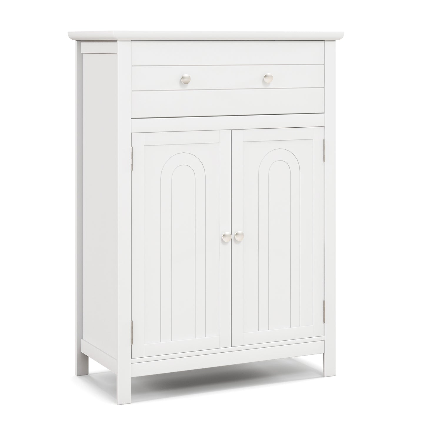 Free Standing Bathroom Storage Cabinet with Large Drawer - Default