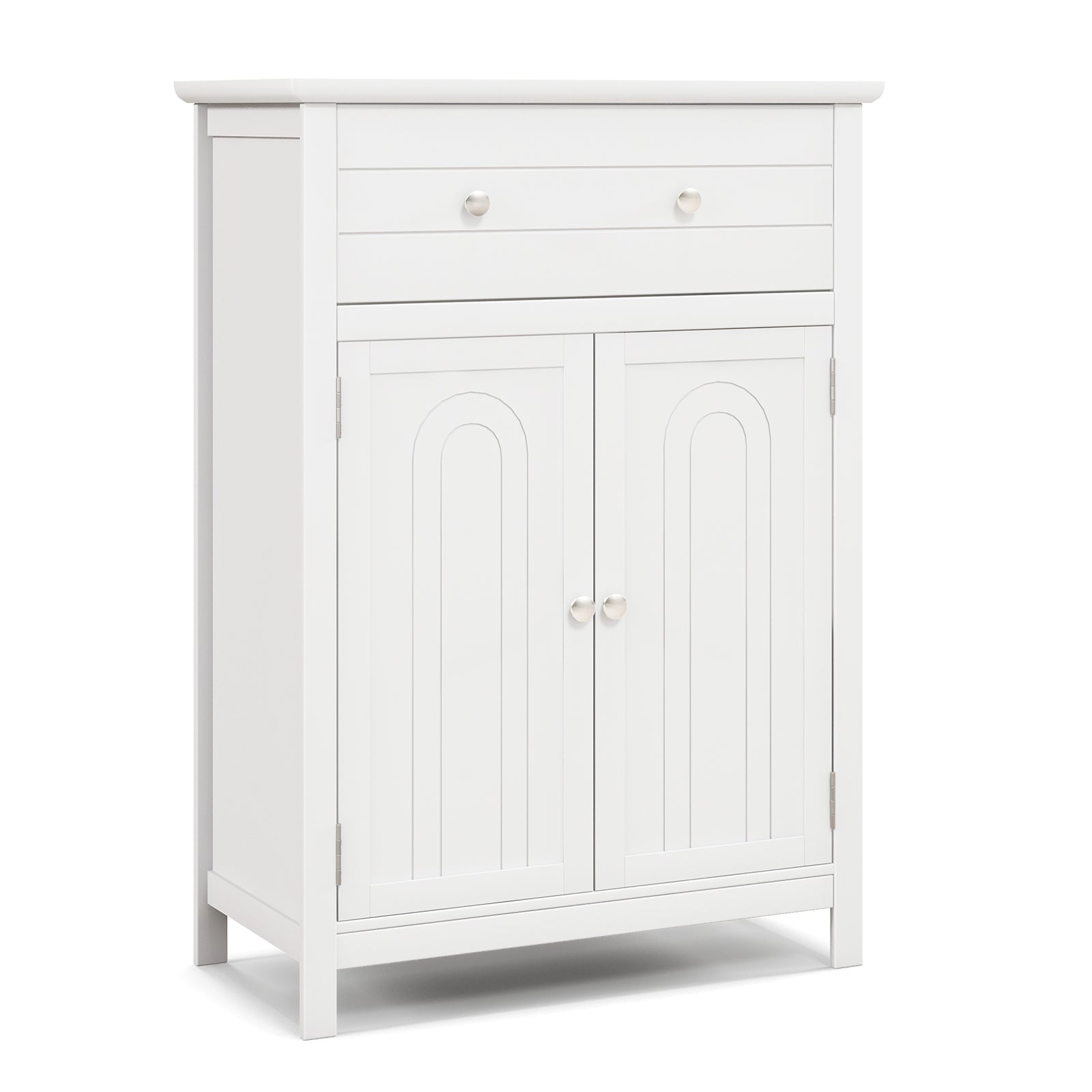 Free Standing Bathroom Storage Cabinet with Large Drawer - Default