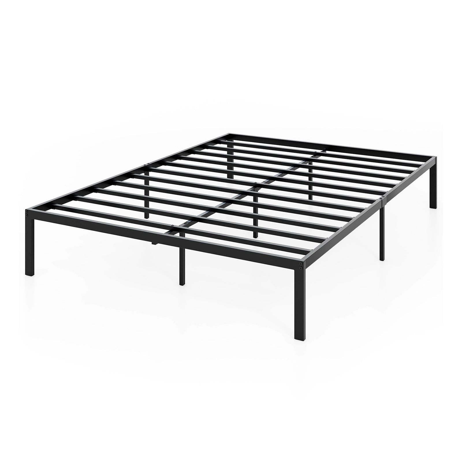 Full/Queen/King Size Metal Bed Frame Heavy Duty Support Slats Mattress Foundation-Queen Size - Full Size