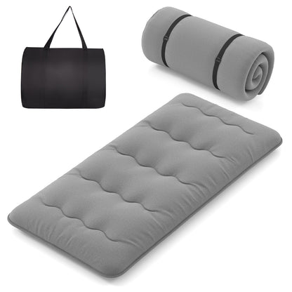 Futon Mattress with Washable Cover and Carry Bag-Twin Size - Twin Size