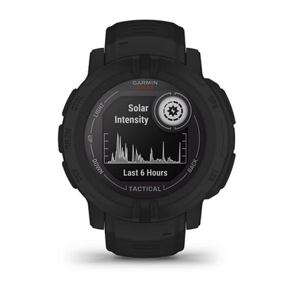 Garmin Instinct 2 Solar Tactical Edition Rugged GPS Smartwatch, 45 mm, Black - view 5