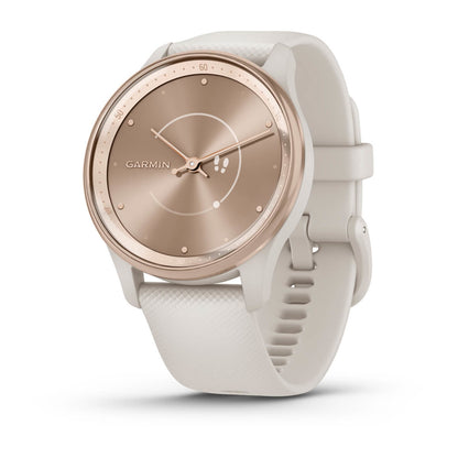 Garmin vivomove Trend Hybrid Smartwatch, 40.4 mm, Peach Gold - view 3
