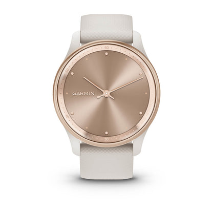Garmin vivomove Trend Hybrid Smartwatch, 40.4 mm, Peach Gold - view 4