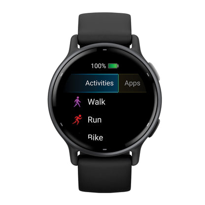 Garmin vivoactive 5 GPS Fitness Smartwatch, 42.2 mm AMOLED - Black - view 2