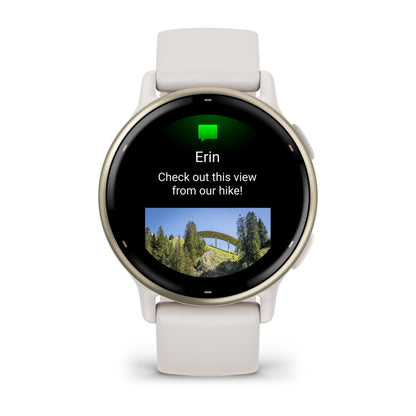 Garmin vivoactive 5 GPS Fitness Smartwatch, 42.2 mm AMOLED - Ivory - view 3