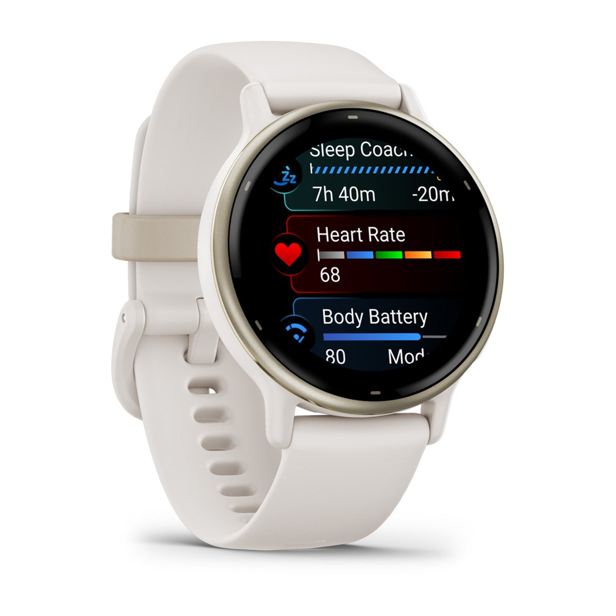 Garmin vivoactive 5 GPS Fitness Smartwatch, 42.2 mm AMOLED - Ivory - view 4