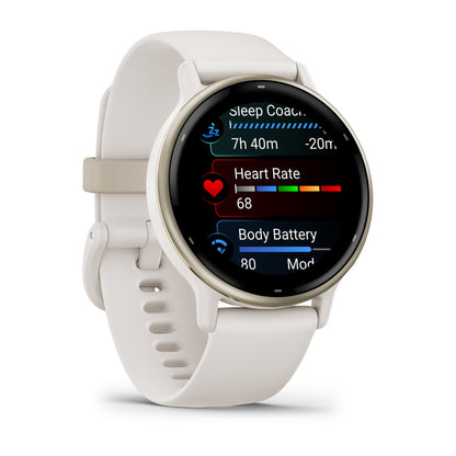 Garmin vivoactive 5 GPS Fitness Smartwatch, 42.2 mm AMOLED - Ivory - view 4