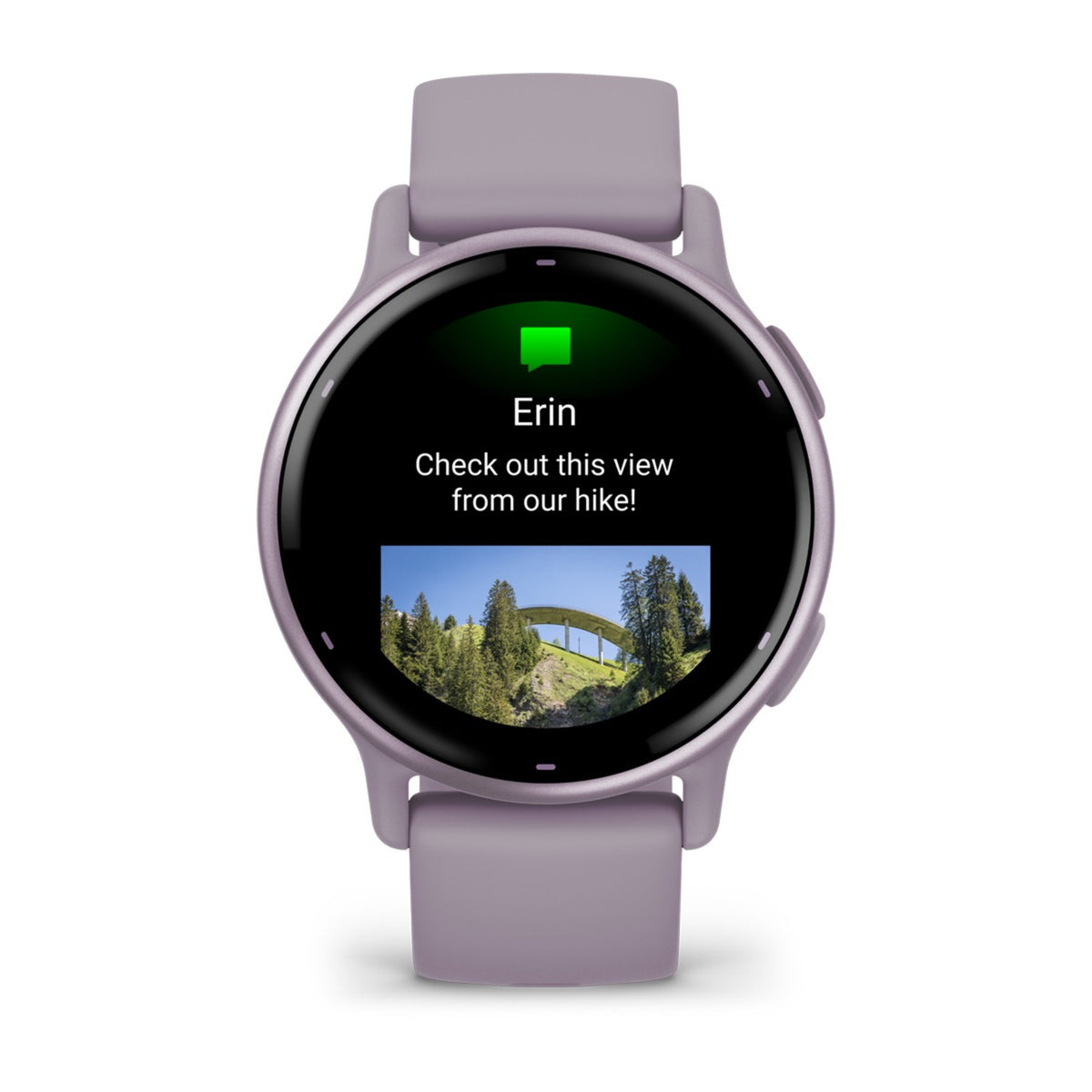 Garmin vivoactive 5 GPS Fitness Smartwatch, 42.2 mm AMOLED - Orchid - view 3
