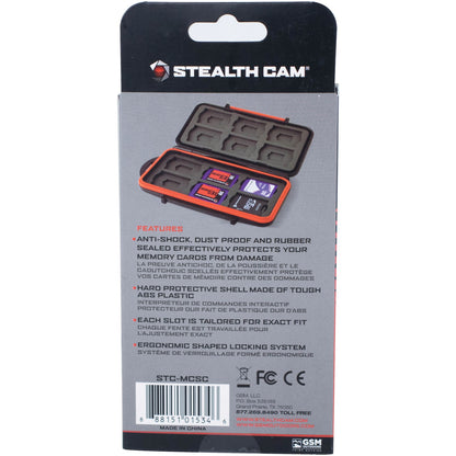 Stealth Cam Waterproof Memory Card Storage Case for 12 SD & 12 microSD Cards - view 13