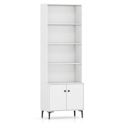 Giantex Bookshelf with Doors and 2 Anti-Tipping Kits for Home Office