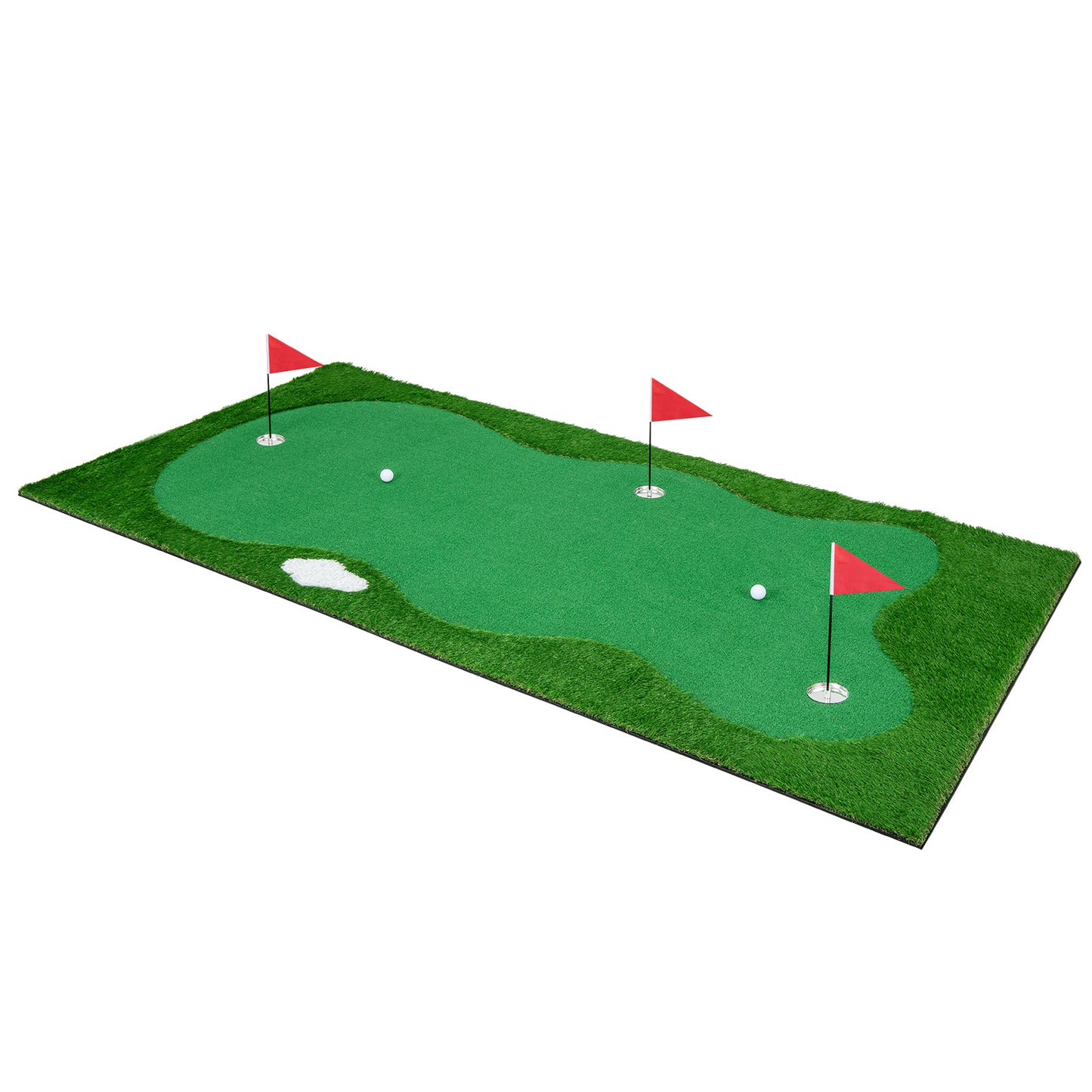 Golf Putting Green with Realistic Artificial Grass Turf-L - L