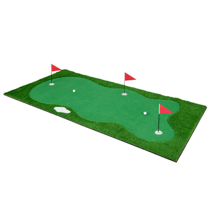 Golf Putting Green with Realistic Artificial Grass Turf-L - L