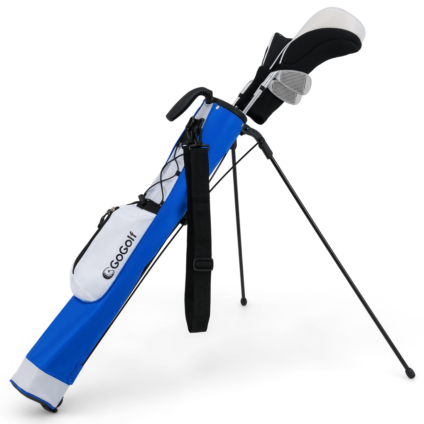Golf Stand Bag Lightweight Golf Bag for The Driving Range-White