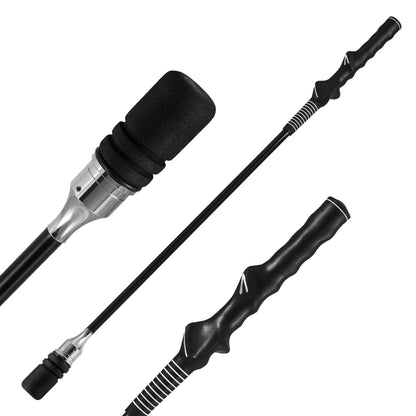 Golf Swing Trainer Click Stick Swing Training Aid for Speed Flexibility Balance-Black