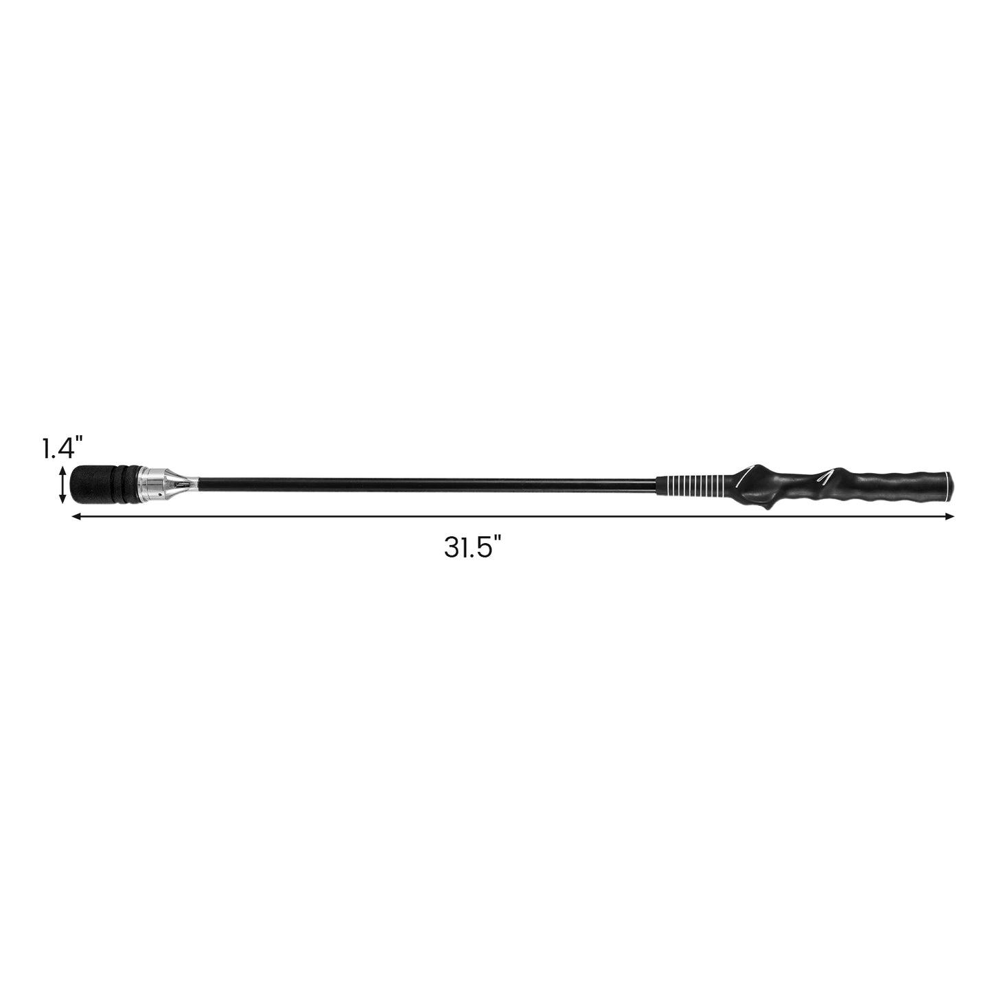 Golf Swing Trainer Click Stick Swing Training Aid for Speed Flexibility Balance-Black