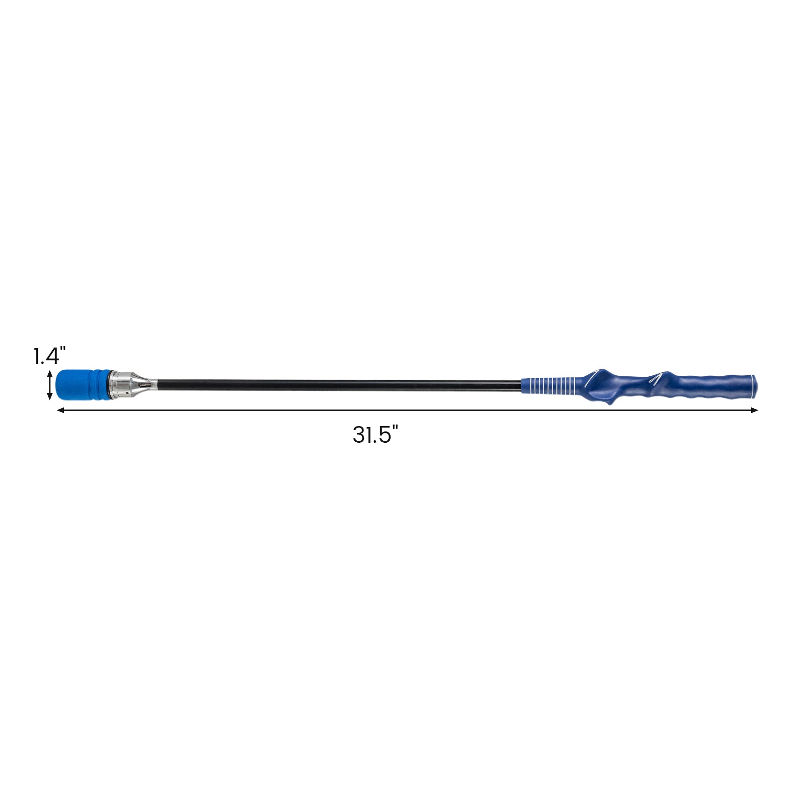 Golf Swing Trainer Click Stick Swing Training Aid for Speed Flexibility Balance-Blue