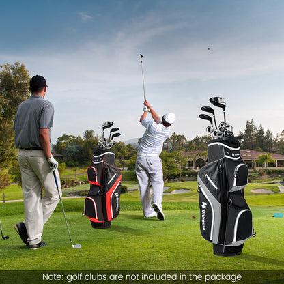 Golf Cart Bag with 14 Way Top Dividers