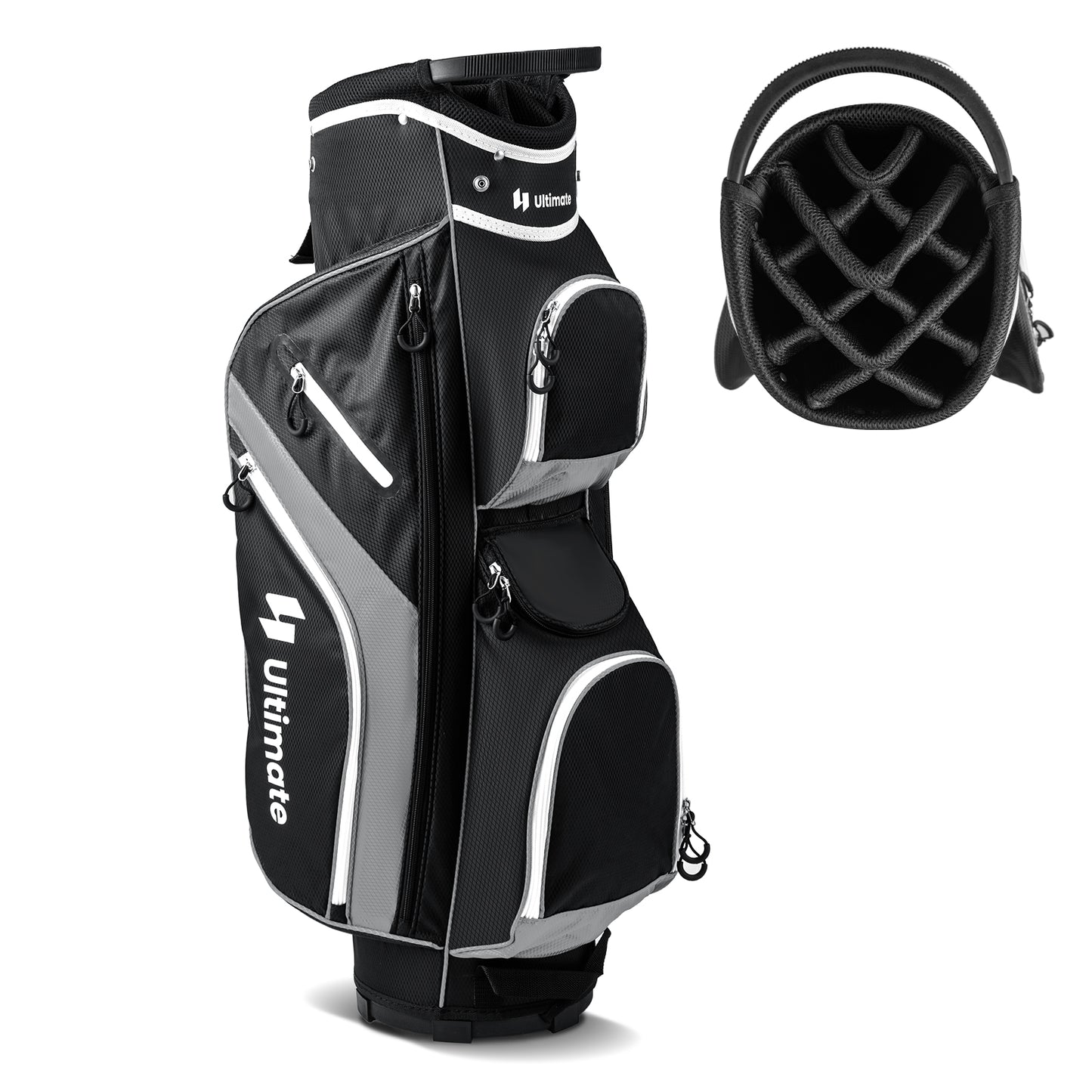 Golf Cart Bag with 14 Way Top Dividers