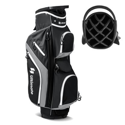 Golf Cart Bag with 14 Way Top Dividers