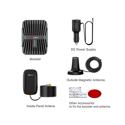 HiBoost MobileLink Commuter In-Vehicle Cellular Signal Booster for Cars and SUVs, 5G/4G LTE - view 6