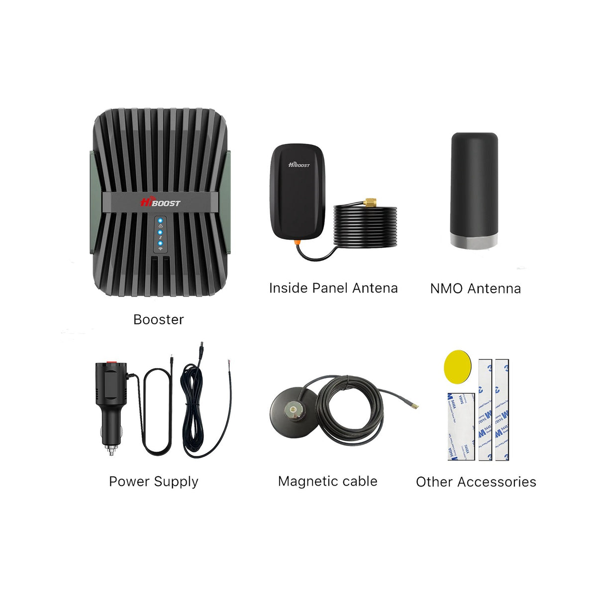 HiBoost FleetLink Flex In-Vehicle Cellular Signal Booster for Fleet Vehicles, 5G/4G LTE - view 6