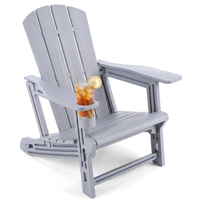 HDPE Adirondack Chair with Realistic Wood Grain