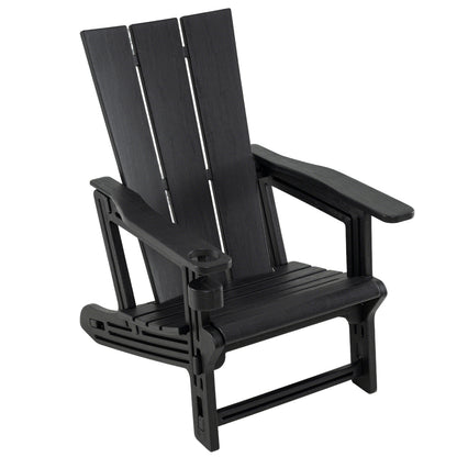 Adirondack Chair with Cup Holder - HDPE Outdoor Seating