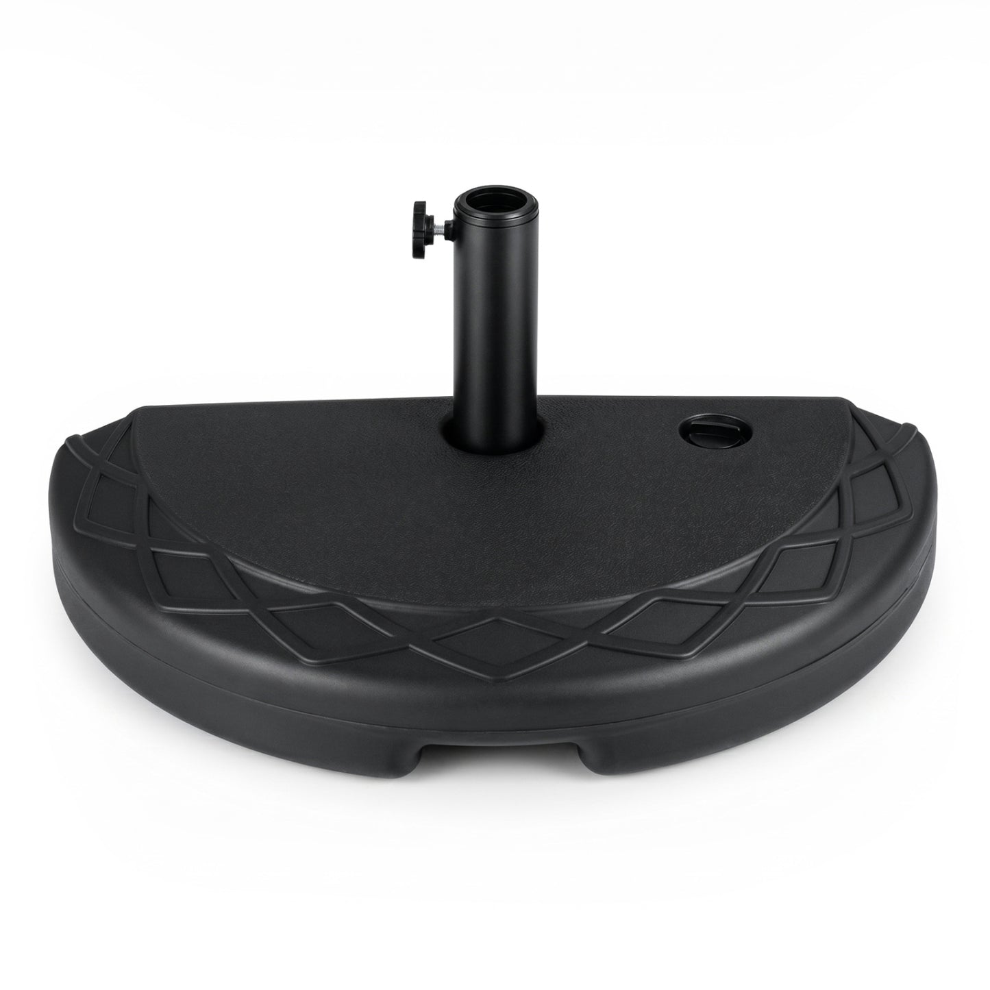 Half Round Patio Umbrella Base 44 lbs Water and Sand Fillable