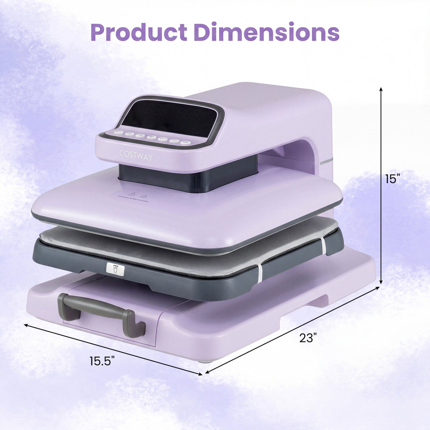15x15 Auto Release Heat Press Machine 1500W
