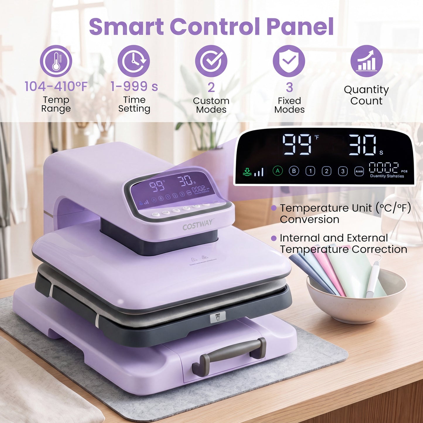 15x15 Auto Release Heat Press Machine 1500W