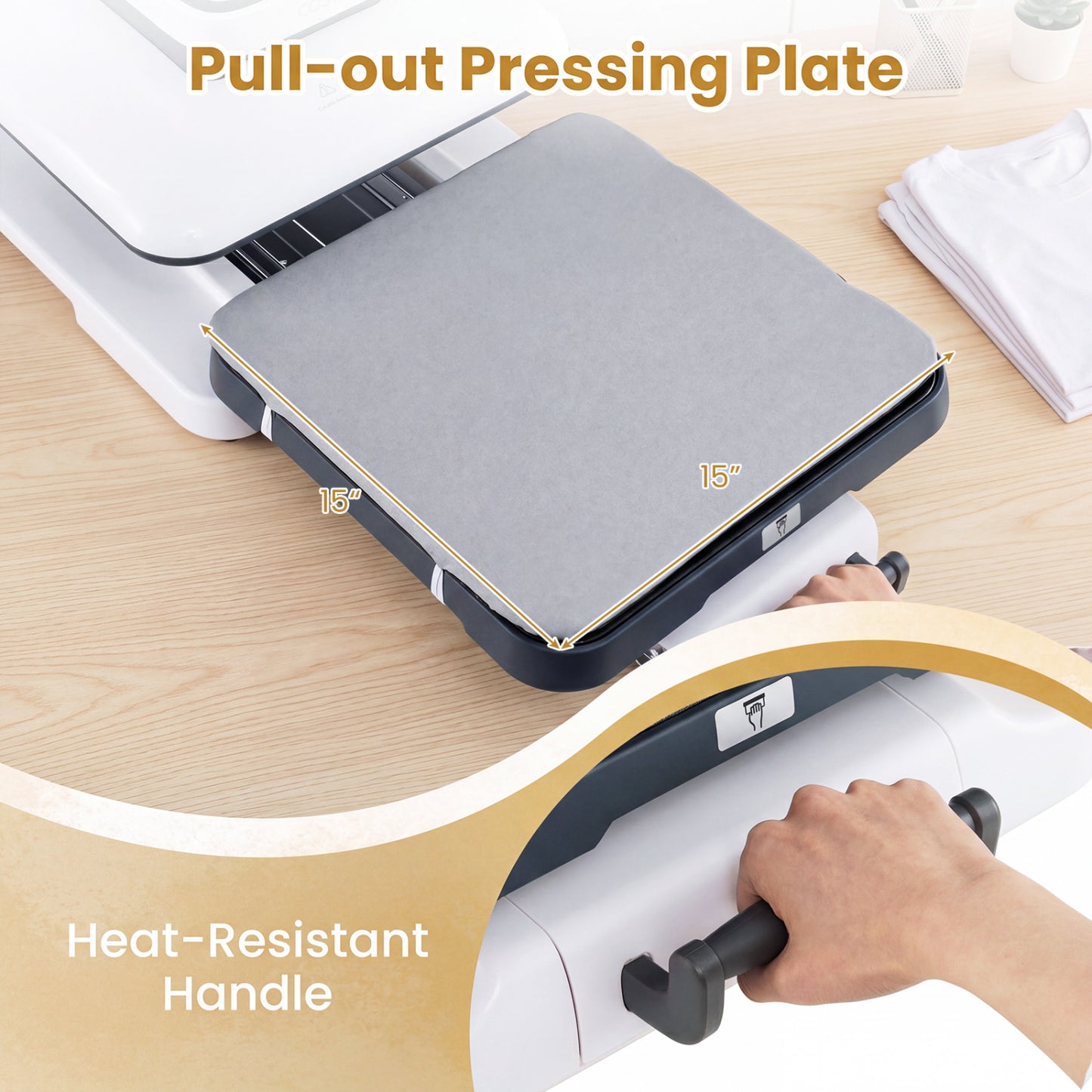 15x15 Auto Release Heat Press Machine 1500W