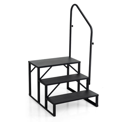 Heavy Duty Hot Tub Stair with Wide Anti-Slip Platforms for Porch and Mobile Home
