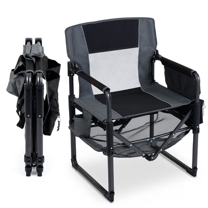 Camping Chair Heavy Duty with Cup Holder and Storage