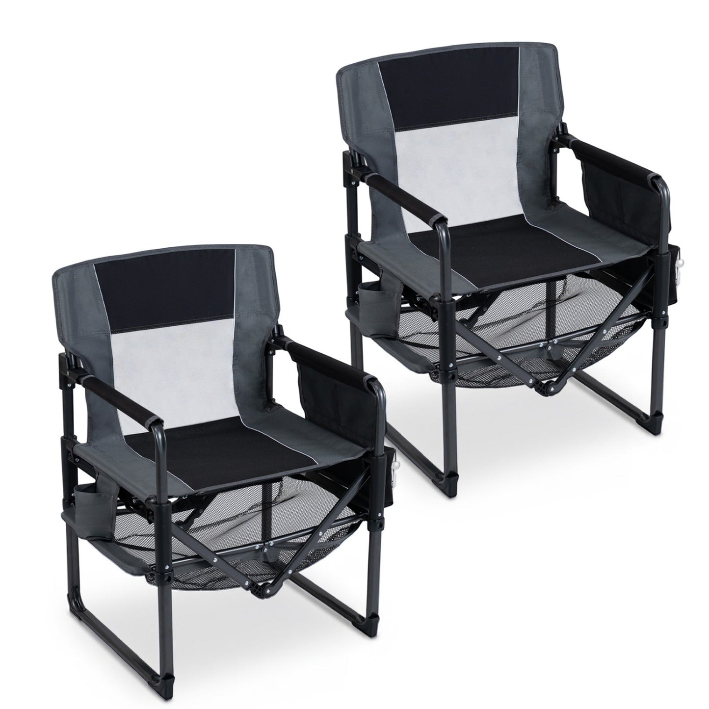 Camping Chair Heavy Duty with Cup Holder and Bottle Opener