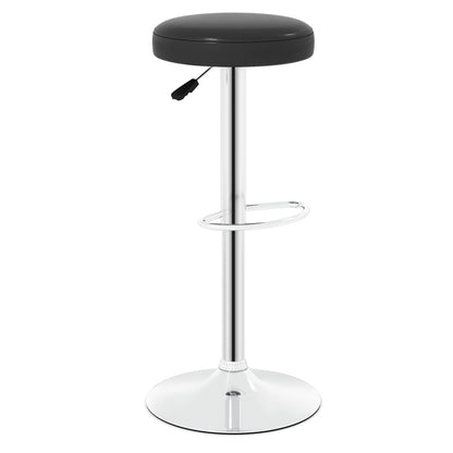 Adjustable Swivel Bar Stool with Footrest, 400 lbs Capacity