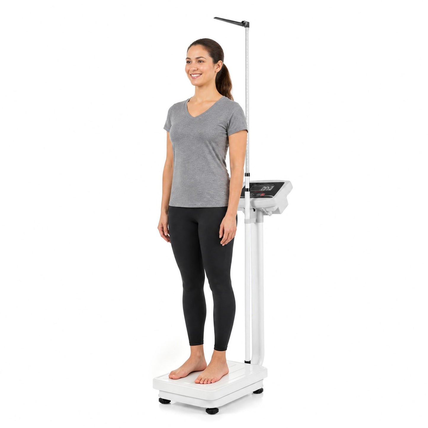 Digital Height and Weight Scale with LED Display 400 lbs