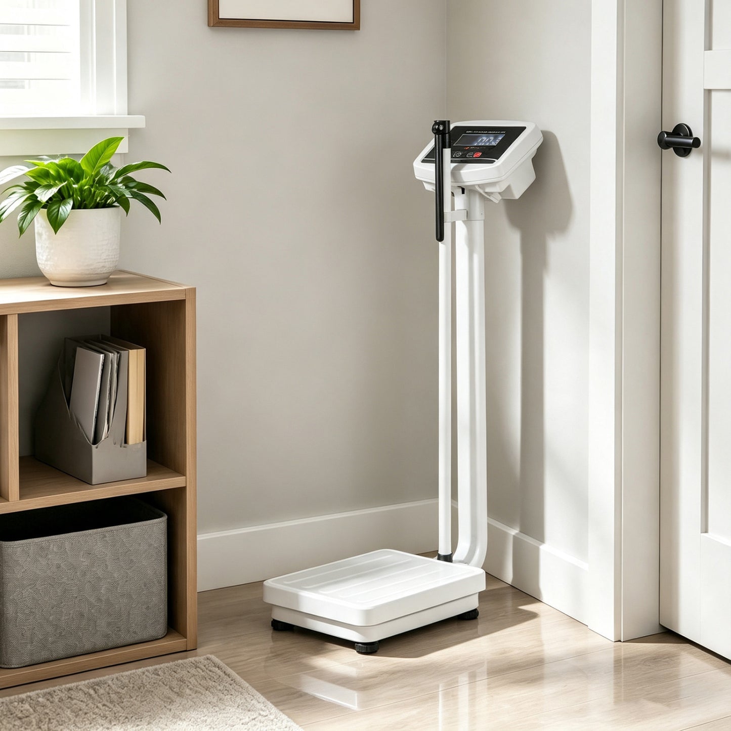 Digital Height and Weight Scale with LED Display 400 lbs