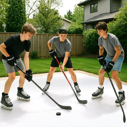 Hockey Flooring Tiles for Training Dryland Synthetic Ice Tiles Hockey Shooting Equipment