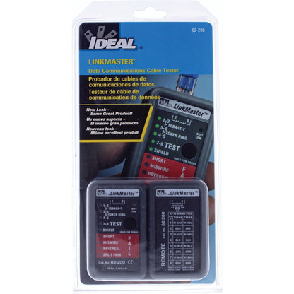 IDEAL LinkMaster RJ45 Ethernet Cable Tester & Wiremapper for CAT-3/5E/6/6A - view 5