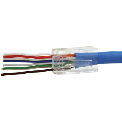 IDEAL Feed-Thru CAT-5E RJ45 Modular Plugs, 100 Pack - view 12