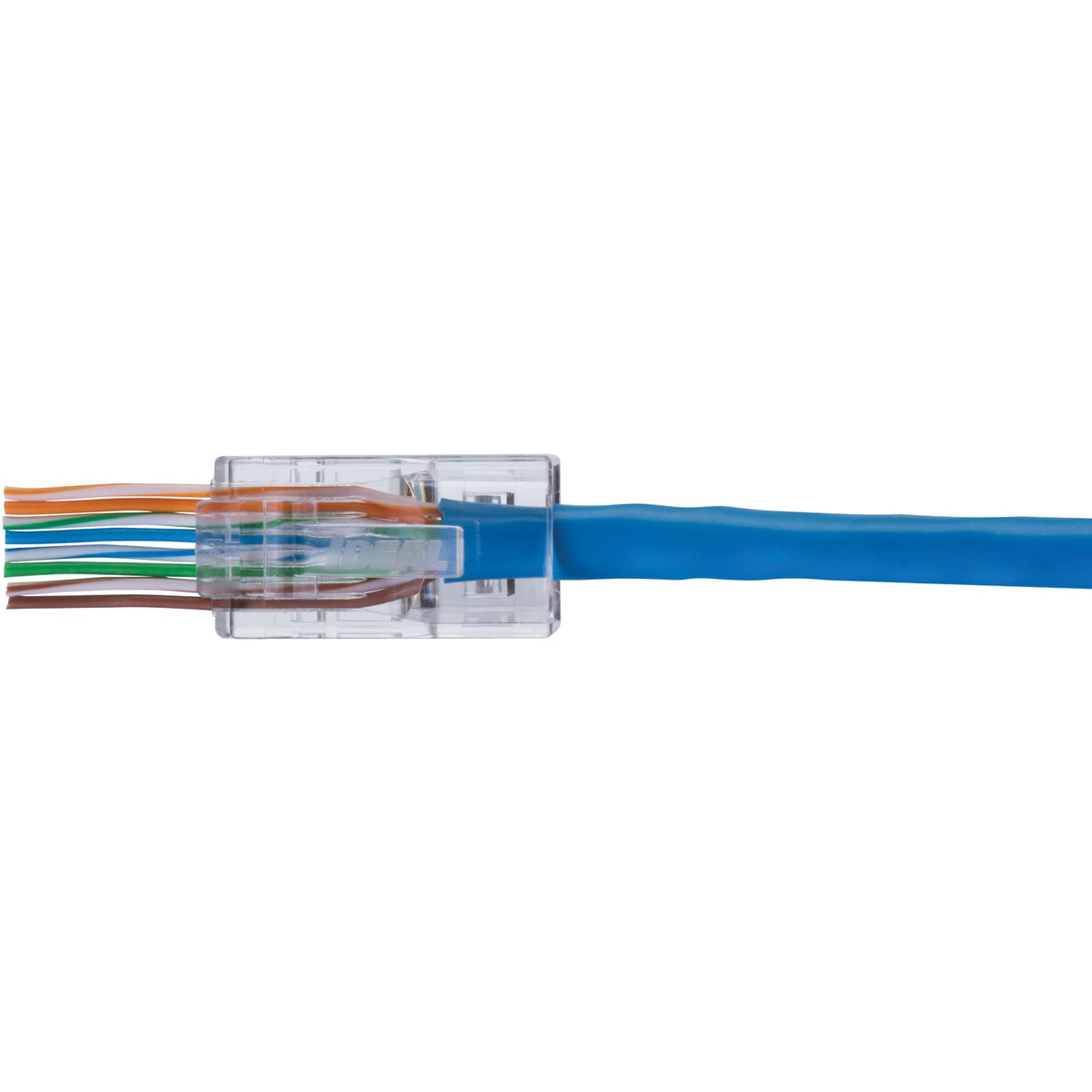 IDEAL Feed-Thru CAT-5E RJ45 Modular Plugs, 100 Pack - view 8